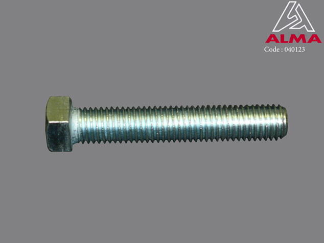 Zinc plated TH screw 14/80. Crdits : ©ALMA