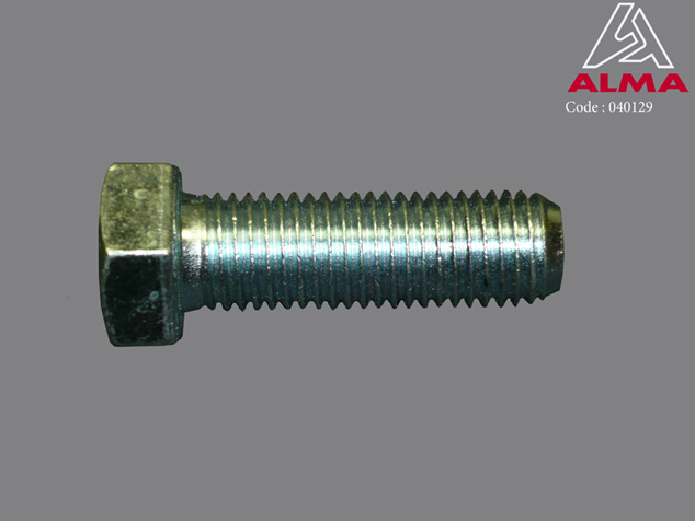 Zinc plated TH screw 16/50. Crdits : ©ALMA