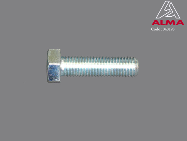 Zinc plated TH screw 14/50. Crdits : ©ALMA