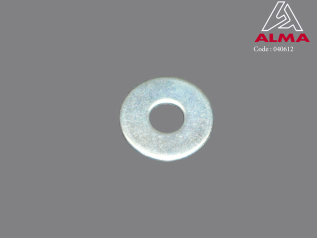 Zinc plated flat washers 6/18. Crdits : ©ALMA