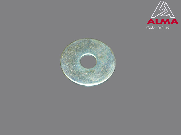 Zinc plated flat washer 8/30. Crdits : ©ALMA