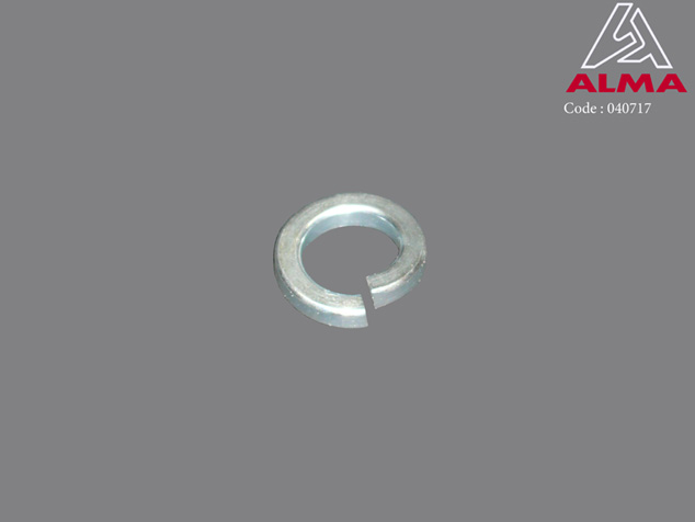 Zinc plated spring washer 8. Crdits : ©ALMA