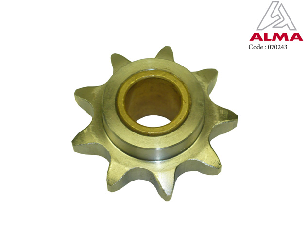 Gears stainless steel tensioner. Crdits : ©ALMA