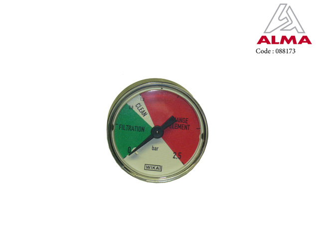 Filter element clogging indicator. Crdits : ©ALMA